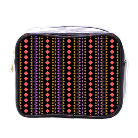 Beautiful Digital Graphic Unique Style Standout Graphic Mini Toiletries Bag (One Side) from UrbanLoad.com Front