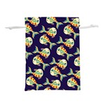 Fish Abstract Animal Art Nature Texture Water Pattern Marine Life Underwater Aquarium Aquatic Lightweight Drawstring Pouch (M)