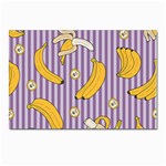 Pattern Bananas Fruit Tropical Seamless Texture Graphics Postcards 5  x 7  (Pkg of 10)