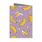 Pattern Bananas Fruit Tropical Seamless Texture Graphics Mini Greeting Cards (Pkg of 8)