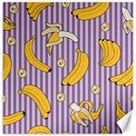 Pattern Bananas Fruit Tropical Seamless Texture Graphics Canvas 12  x 12 