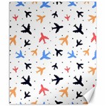 Airplane Pattern Plane Aircraft Fabric Style Simple Seamless Canvas 20  x 24 