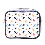 Airplane Pattern Plane Aircraft Fabric Style Simple Seamless Mini Toiletries Bag (One Side)