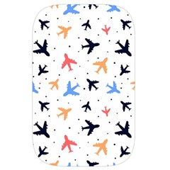 Airplane Pattern Plane Aircraft Fabric Style Simple Seamless Waist Pouch (Small) from UrbanLoad.com Back