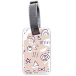 Abstract Leaf Nature Natural Beautiful Summer Pattern Luggage Tag (two sides)
