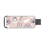 Abstract Leaf Nature Natural Beautiful Summer Pattern Portable USB Flash (Two Sides)