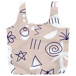 Abstract Leaf Nature Natural Beautiful Summer Pattern Full Print Recycle Bag (XL)