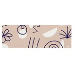 Abstract Leaf Nature Natural Beautiful Summer Pattern Banner and Sign 6  x 2 