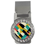 Geometric Pattern Retro Colorful Abstract Money Clips (CZ) 