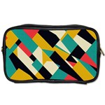 Geometric Pattern Retro Colorful Abstract Toiletries Bag (One Side)