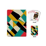 Geometric Pattern Retro Colorful Abstract Playing Cards Single Design (Mini)
