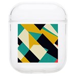 Geometric Pattern Retro Colorful Abstract Soft TPU AirPods 1/2 Case