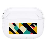 Geometric Pattern Retro Colorful Abstract Hard PC AirPods Pro Case