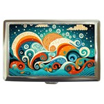 Waves Ocean Sea Abstract Whimsical Abstract Art Pattern Abstract Pattern Nature Water Seascape Cigarette Money Case