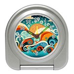 Waves Ocean Sea Abstract Whimsical Abstract Art Pattern Abstract Pattern Nature Water Seascape Travel Alarm Clock