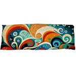 Waves Ocean Sea Abstract Whimsical Abstract Art Pattern Abstract Pattern Nature Water Seascape Body Pillow Case (Dakimakura)