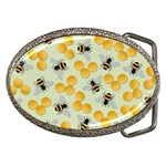 Bees Pattern Honey Bee Bug Honeycomb Honey Beehive Belt Buckles