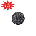 Black and white Abstract expressive print 1  Mini Buttons (10 pack) 