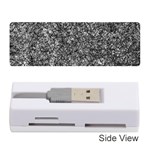 Black and white Abstract expressive print Memory Card Reader (Stick)