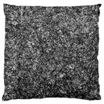 Black and white Abstract expressive print Standard Premium Plush Fleece Cushion Case (One Side)