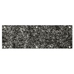 Black and white Abstract expressive print Banner and Sign 6  x 2 