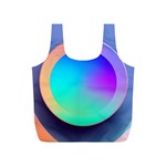 Circle Colorful Rainbow Spectrum Button Gradient Full Print Recycle Bag (S)