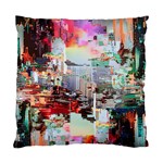 Digital Computer Technology Office Information Modern Media Web Connection Art Creatively Colorful C Standard Cushion Case (Two Sides)