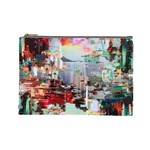 Digital Computer Technology Office Information Modern Media Web Connection Art Creatively Colorful C Cosmetic Bag (Large)