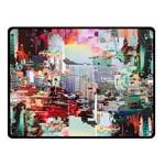 Digital Computer Technology Office Information Modern Media Web Connection Art Creatively Colorful C Two Sides Fleece Blanket (Small)