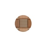 Wooden Wickerwork Texture Square Pattern 1  Mini Buttons