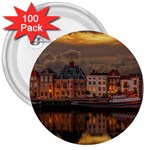 Old Port Of Maasslui Netherlands 3  Buttons (100 pack) 