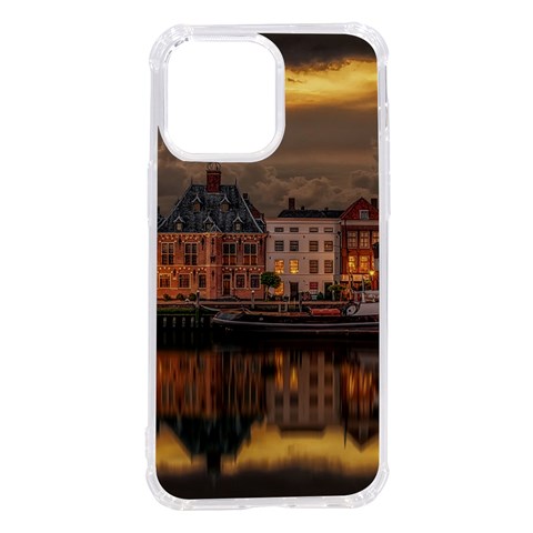 Old Port Of Maasslui Netherlands iPhone 14 Pro Max TPU UV Print Case from UrbanLoad.com Front