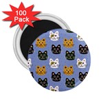 Cat Cat Background Animals Little Cat Pets Kittens 2.25  Magnets (100 pack) 