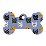 Cat Cat Background Animals Little Cat Pets Kittens Dog Tag Bone (One Side)