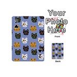 Cat Cat Background Animals Little Cat Pets Kittens Playing Cards 54 Designs (Mini)