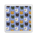 Cat Cat Background Animals Little Cat Pets Kittens Memory Card Reader (Square)