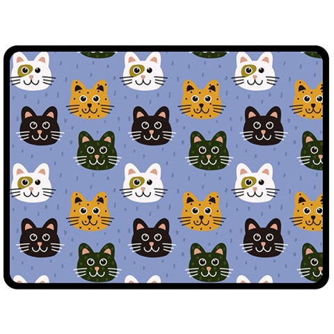 Cat Cat Background Animals Little Cat Pets Kittens Two Sides Fleece Blanket (Large) from UrbanLoad.com 80 x60  Blanket Front