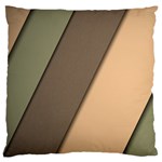 Abstract Texture, Retro Backgrounds Large Premium Plush Fleece Cushion Case (One Side)
