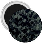 Camouflage, Pattern, Abstract, Background, Texture, Army 3  Magnets