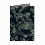 Camouflage, Pattern, Abstract, Background, Texture, Army Mini Greeting Card