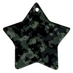 Camouflage, Pattern, Abstract, Background, Texture, Army Star Ornament (Two Sides)