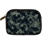 Camouflage, Pattern, Abstract, Background, Texture, Army Digital Camera Leather Case