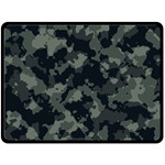 Camouflage, Pattern, Abstract, Background, Texture, Army Fleece Blanket (Large)