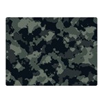 Camouflage, Pattern, Abstract, Background, Texture, Army Two Sides Premium Plush Fleece Blanket (Mini)