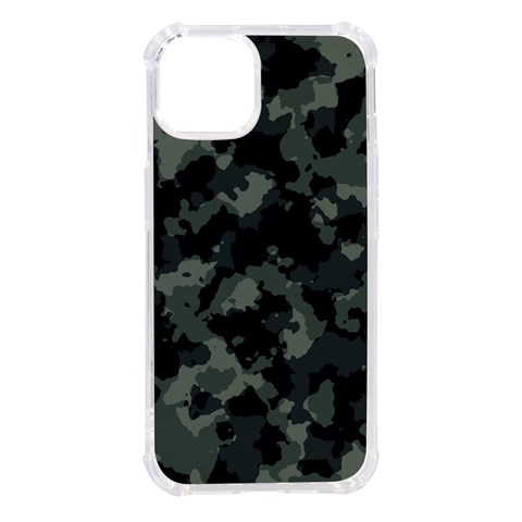 Camouflage, Pattern, Abstract, Background, Texture, Army iPhone 14 TPU UV Print Case from UrbanLoad.com Front