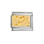 Cheese Texture, Yellow Cheese Background Italian Charm (9mm)