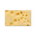Cheese Texture, Yellow Cheese Background Sticker (Rectangular)