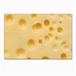 Cheese Texture, Yellow Cheese Background Postcards 5  x 7  (Pkg of 10)