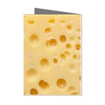 Cheese Texture, Yellow Cheese Background Mini Greeting Cards (Pkg of 8)