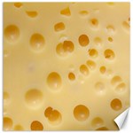 Cheese Texture, Yellow Cheese Background Canvas 12  x 12 